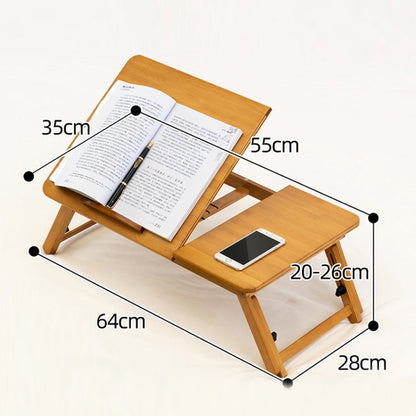 Skorter | 741ZDDNZ Bed Use Foldable Height Adjustable Laptop Table Dorm Desk, Specification: Medium 64cm