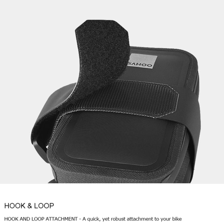 Skorter | SAHOO 0.5L TPU Waterproof Portable Bicycle Tail Bag Saddle Bag(Black)