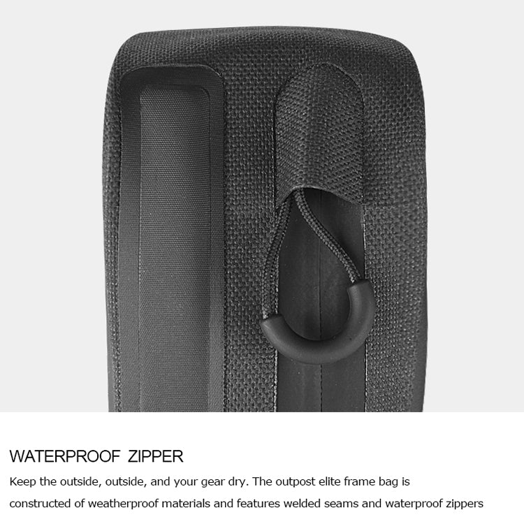 Skorter | SAHOO 0.5L TPU Waterproof Portable Bicycle Tail Bag Saddle Bag(Black)