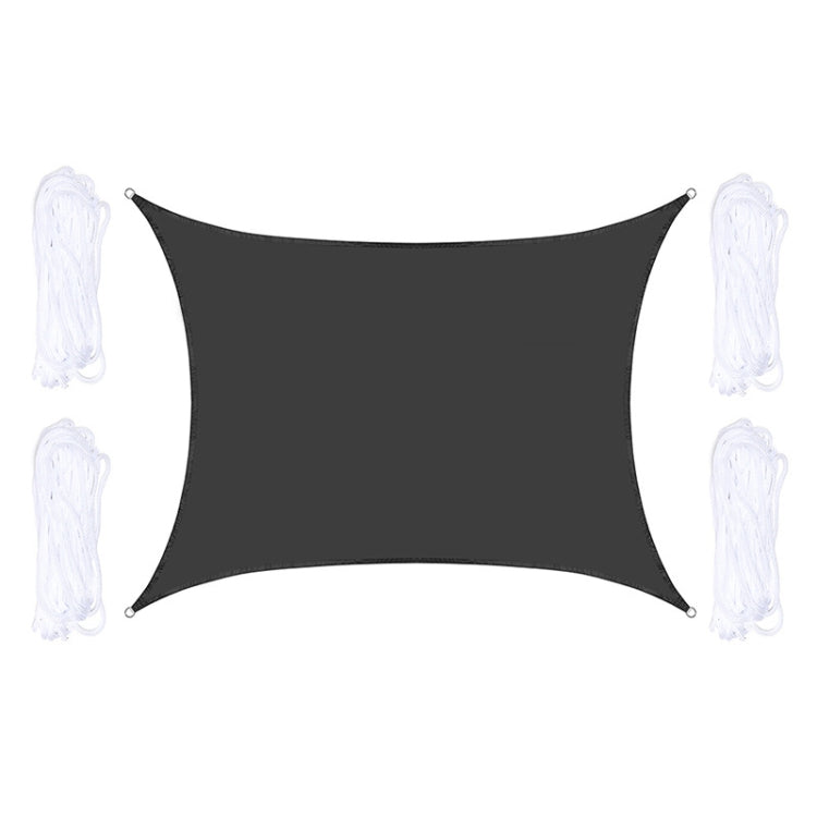 Skorter | Outdoor Garden Sunshade Sail Waterproof Anti-UV Canopy, Size: 2m x 2.5m(Black)