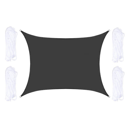 Skorter | Outdoor Garden Sunshade Sail Waterproof Anti-UV Canopy, Size: 2m x 2.5m(Black)