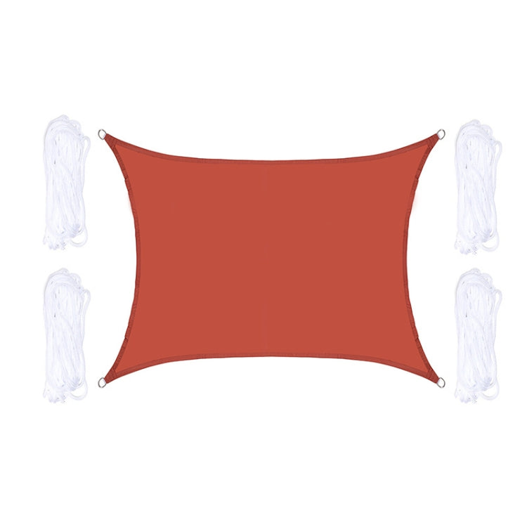 Skorter | Outdoor Garden Sunshade Sail Waterproof Anti-UV Canopy, Size: 2m x 2.5m(Red)