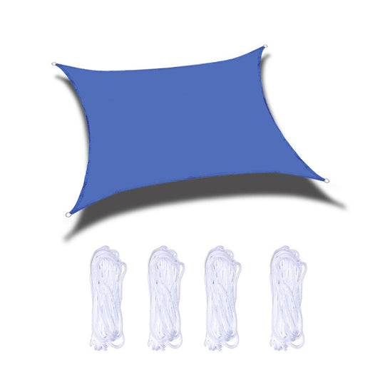 Skorter | Outdoor Garden Sunshade Sail Waterproof Anti-UV Canopy, Size: 2m x 5m(Royal Blue)