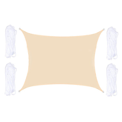 Skorter | Outdoor Garden Sunshade Sail Waterproof Anti-UV Canopy, Size: 2.5m x 3m(Yellow)