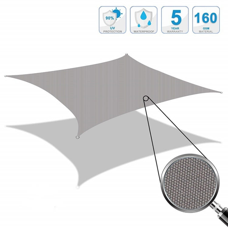 Skorter | Outdoor Garden Sunshade Sail Waterproof Anti-UV Canopy, Size: 3m x 4m(Gray)