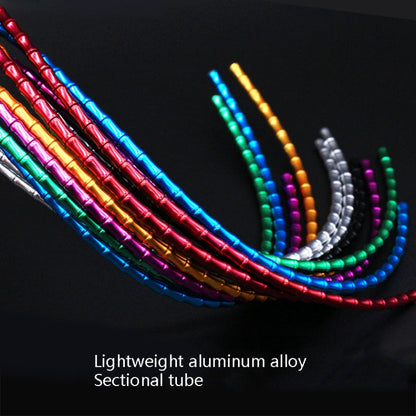 Skorter | TRLREQ Mountain Road Bicycle Aluminum Alloy Brake Outer Tube Oil-Filled Fish Bone Line Tube, Colour: Blue Golden