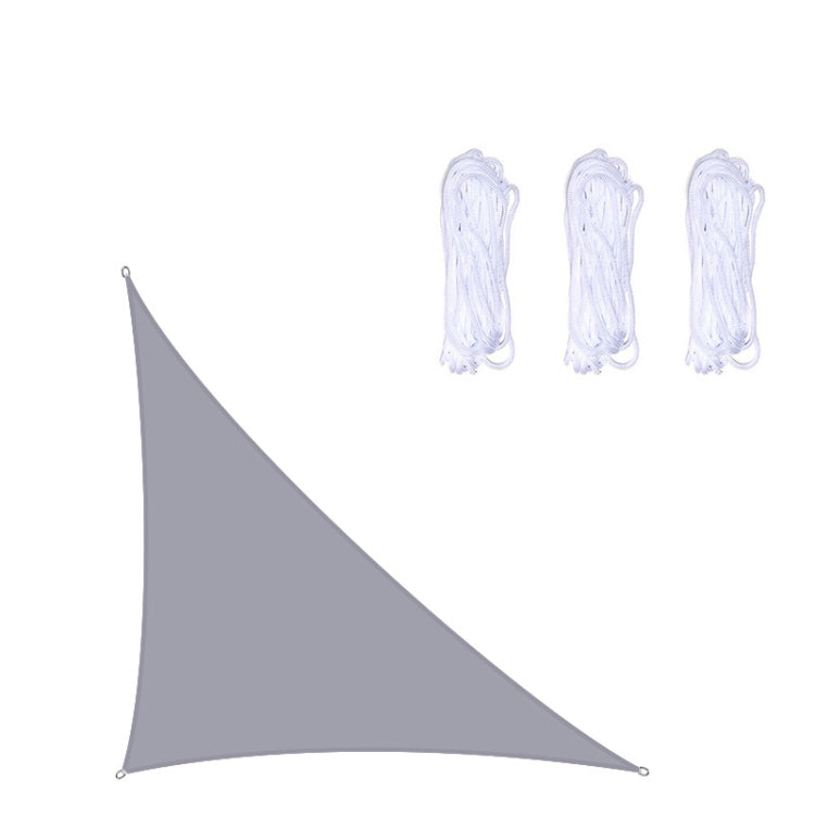 Skorter | Triangle Outdoor Garden Sunshade Sail Waterproof Anti-UV Canopy, Size: 3m x 4m x 5m(Grey)