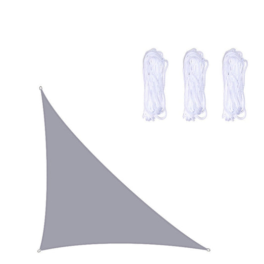 Skorter | Triangle Outdoor Garden Sunshade Sail Waterproof Anti-UV Canopy, Size: 3m x 4m x 5m(Grey)