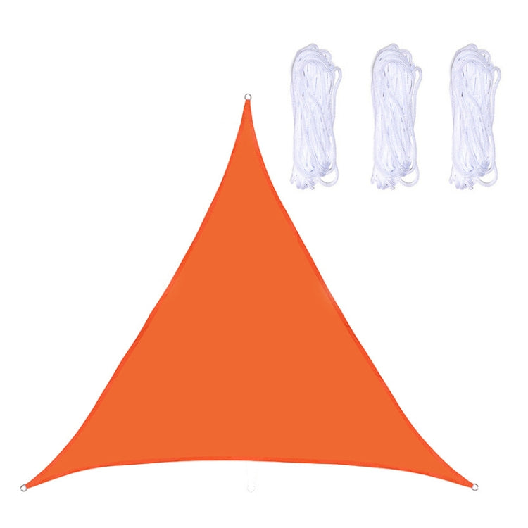 Skorter | Triangle Outdoor Garden Sunshade Sail Waterproof Anti-UV Canopy, Size: 3.6m x 3.6m x 3.6m(Orange)