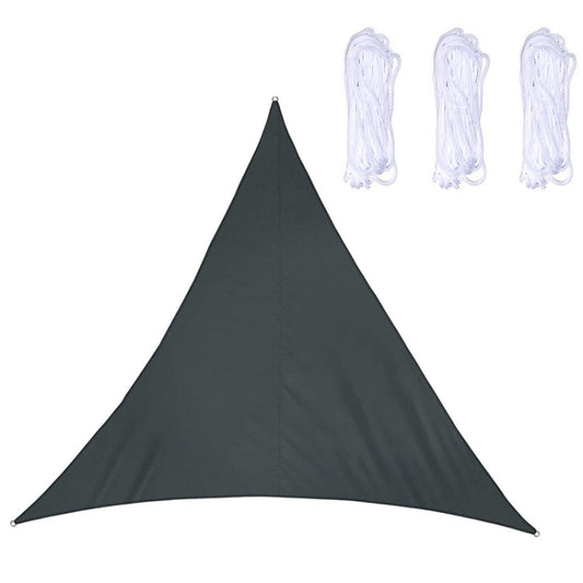 Skorter | Triangle Outdoor Garden Sunshade Sail Waterproof Anti-UV Canopy, Size: 4.5m x 4.5m x 4.5m(Black)
