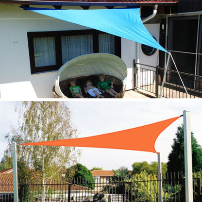 Skorter | Triangle Outdoor Garden Sunshade Sail Waterproof Anti-UV Canopy, Size: 4.5m x 4.5m x 4.5m(Lake Blue)