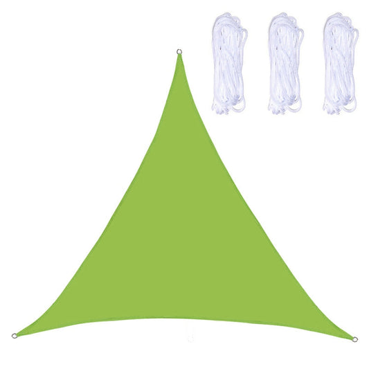 Skorter | Triangle Outdoor Garden Sunshade Sail Waterproof Anti-UV Canopy, Size: 5m x 5m x 5m(Green)