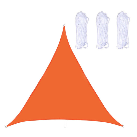 Skorter | Triangle Outdoor Garden Sunshade Sail Waterproof Anti-UV Canopy, Size: 6m x 6m x 6m(Orange)