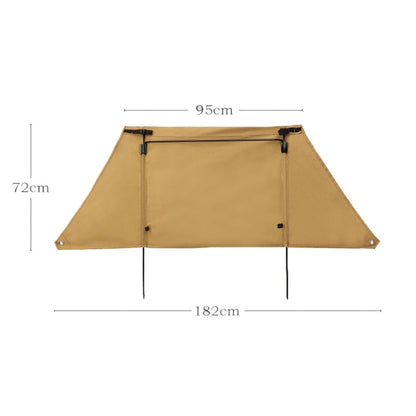 Skorter | Outdoor Camping Picnic Windshield Picnic Windscreen(Cloth + Bracket)
