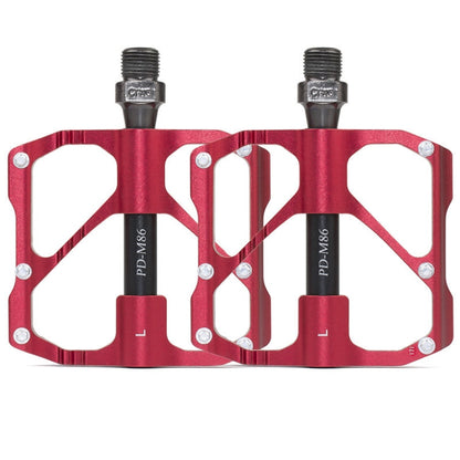 Skorter | 1 Pair PROMEND Mountain Bike Road Bike Bicycle Aluminum Pedals(PD-M86 Red)