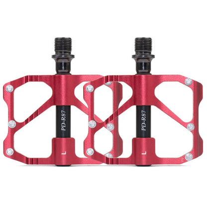 Skorter | 1 Pair PROMEND Mountain Bike Road Bike Bicycle Aluminum Pedals(PD-R87 Red)