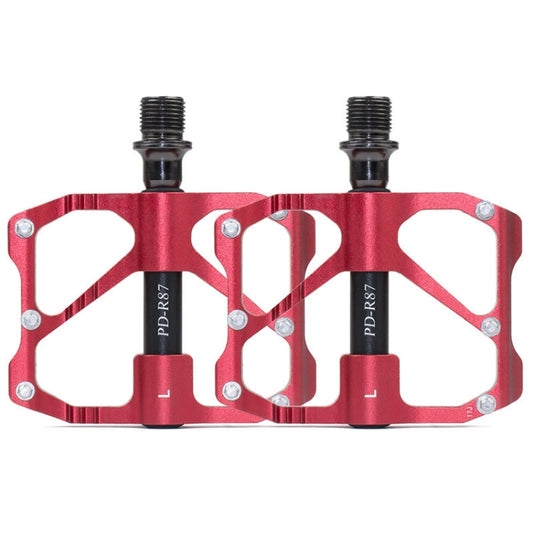 Skorter | 1 Pair PROMEND Mountain Bike Road Bike Bicycle Aluminum Pedals(PD-R87 Red)