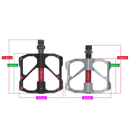 Skorter | 1 Pair PROMEND Mountain Bike Road Bike Bicycle Aluminum Pedals(PD-R87 Red)