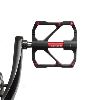 Skorter | 1 Pair PROMEND Mountain Bike Road Bike Bicycle Aluminum Pedals(PD-R87 Black)