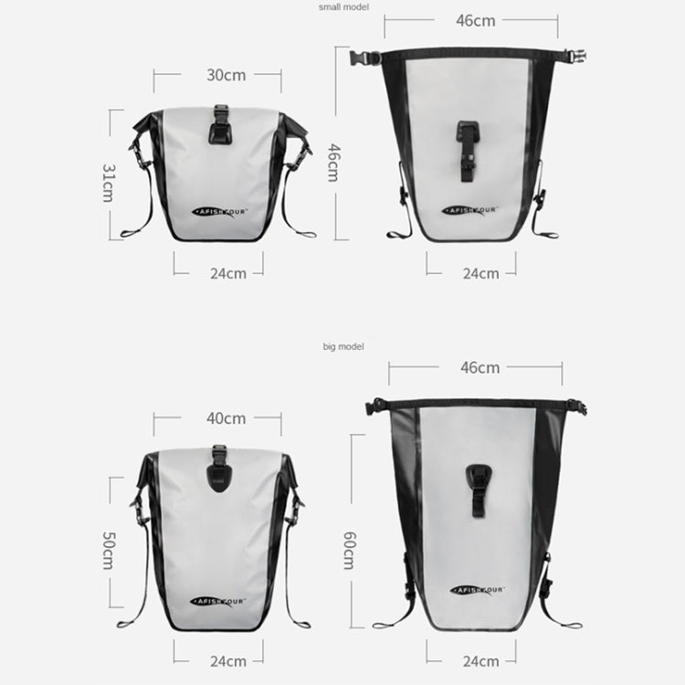 Skorter | AFISHTOUR FB2039 Outdoor Sports Waterproof Bicycle Bag Large Capacity Cycling Bag, Size: 15L(Black)