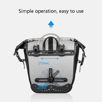 Skorter | AFISHTOUR FB2039 Outdoor Sports Waterproof Bicycle Bag Large Capacity Cycling Bag, Size: 15L(Black)