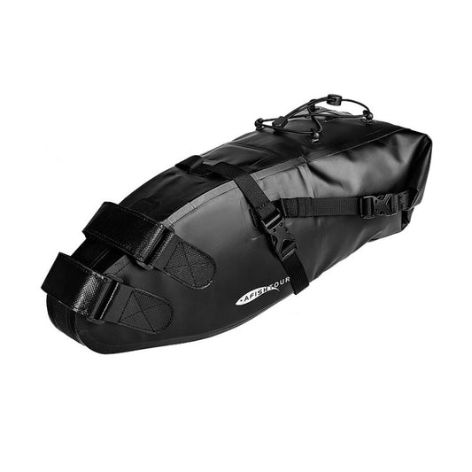 Skorter | AFISHTOUR FB2040 13L Bicycle Big Tail Bag Big Large Capacity Long-Distance Cycling Saddle Bag, Size: 13L(Full Black)