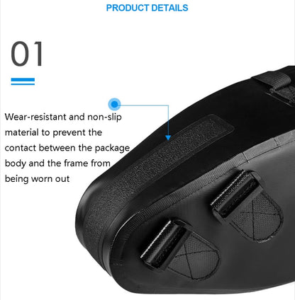 Skorter | AFISHTOUR FB2040 13L Bicycle Big Tail Bag Big Large Capacity Long-Distance Cycling Saddle Bag, Size: 13L(Full Black)