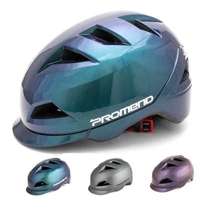 Skorter | PROMEND 12H19 Summer Cool Motorcycle Riding Half Helmet Helmet Outdoor Off-Road Helmet With Tail Light, Size: Code(Black)