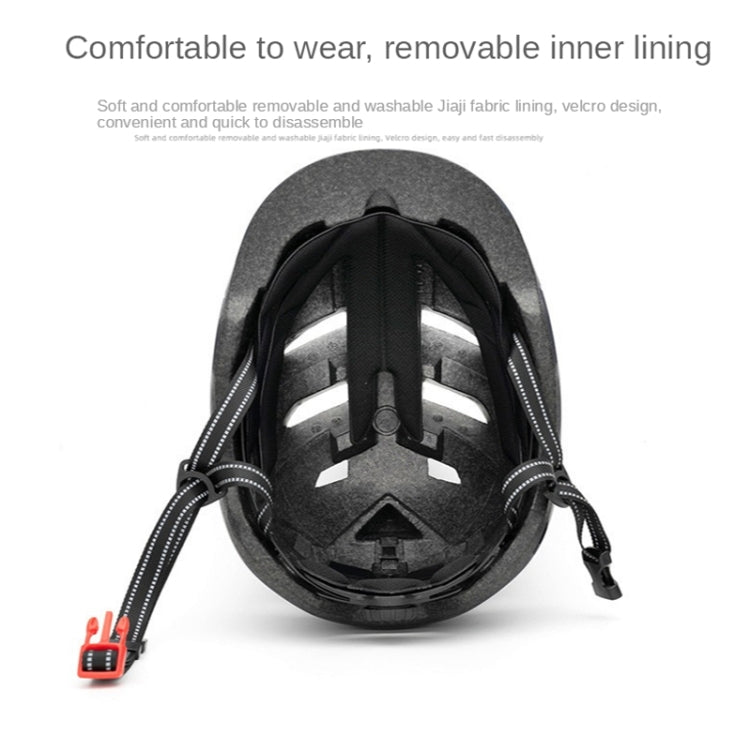 Skorter | PROMEND 12H19 Summer Cool Motorcycle Riding Half Helmet Helmet Outdoor Off-Road Helmet With Tail Light, Size: Code(Black)