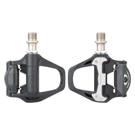 Skorter | 1 Pair PROMEND PD-R97P Bicycle Self-Locking Pedal Road Bike Nylon Lock Pedal SPD System Cassette Palin Pedal(Black)