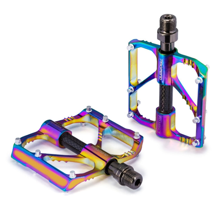 Skorter | 1 Pair PROMEND Three Peilin Bearings Aluminum Alloy CNC Bicycle Colorful Pedals PD-M86CY