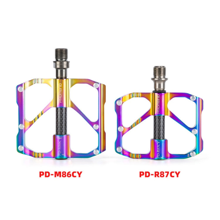Skorter | 1 Pair PROMEND Three Peilin Bearings Aluminum Alloy CNC Bicycle Colorful Pedals PD-M86CY