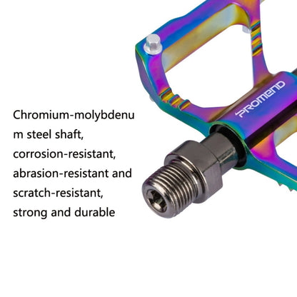 Skorter | 1 Pair PROMEND Three Peilin Bearings Aluminum Alloy CNC Bicycle Colorful Pedals PD-M86CY