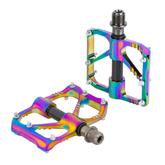 Skorter | 1 Pair PROMEND Three Peilin Bearing Aluminum Alloy CNC Bicycle Colorful Pedal PD-R87CY