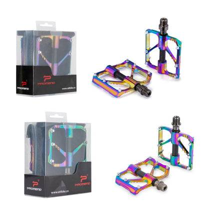 Skorter | 1 Pair PROMEND Three Peilin Bearing Aluminum Alloy CNC Bicycle Colorful Pedal PD-R87CY