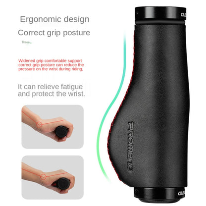 Skorter | 1 Pair PROMEND GR-502H Bicycle Mountain Bike Folding Bike Locking Ergonomic Meat Ball Gloves(Black Crack)