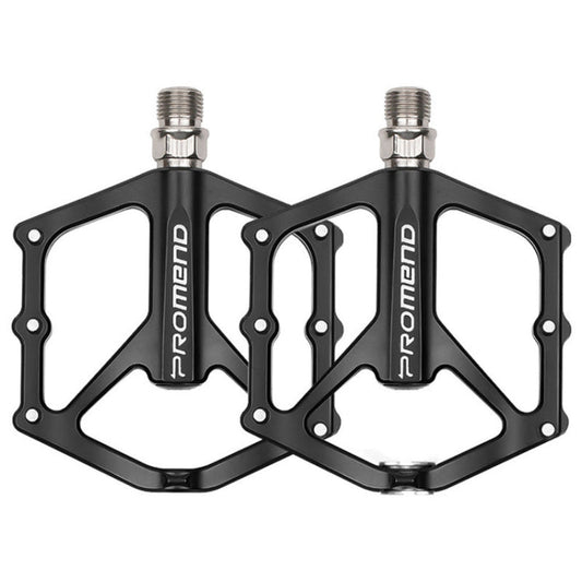 Skorter | 1 Pair PROMEND PD-M46 Bicycle Pedal Aluminum Alloy CNC Bearing Palin Pedal(Black)