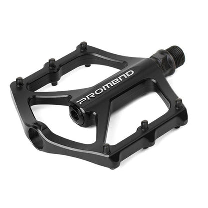 Skorter | 1 Pair PROMEND PD-M46 Bicycle Pedal Aluminum Alloy CNC Bearing Palin Pedal(Black)