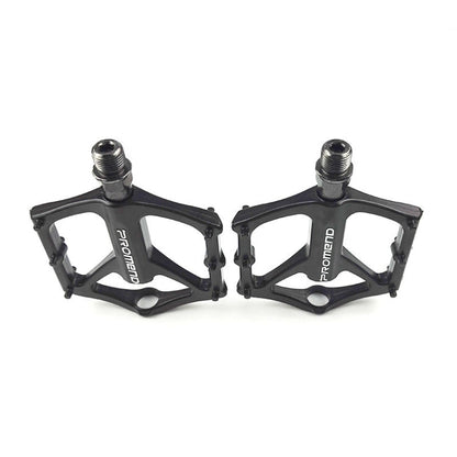 Skorter | 1 Pair PROMEND PD-M46 Bicycle Pedal Aluminum Alloy CNC Bearing Palin Pedal(Black)