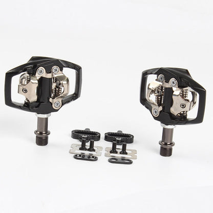 Skorter | PD-M8020 Mountain Bike Bicycle Self-Locking Pedal With Buckle(Black)