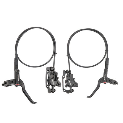 Skorter | Meroca M800 Bicycle Brake Mountain Bike Universal Bilateral Brake Oil Pressure Disc Brake, Style: Left Back 1400mm + Disc Brake