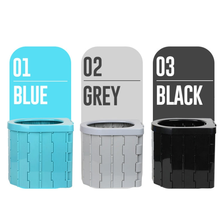 Skorter | Auto-Toilet Integrated Portable Folding Toilet Self-Driving Tour Outdoor Camping Toilet (Light Grey)