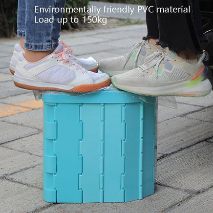Skorter | Car Toilet Integrated Portable Folding Toilet Self-Driving Tour Outdoor Camping Toilet(Light Gray)