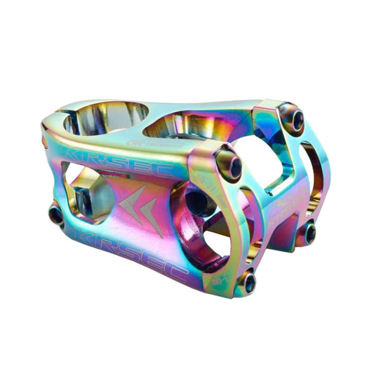Skorter | KRSEC CNC Ultra Light Short-Handed Mountain Bike Aluminum Alloy 50mm Riser, Colour: Electroplating Color