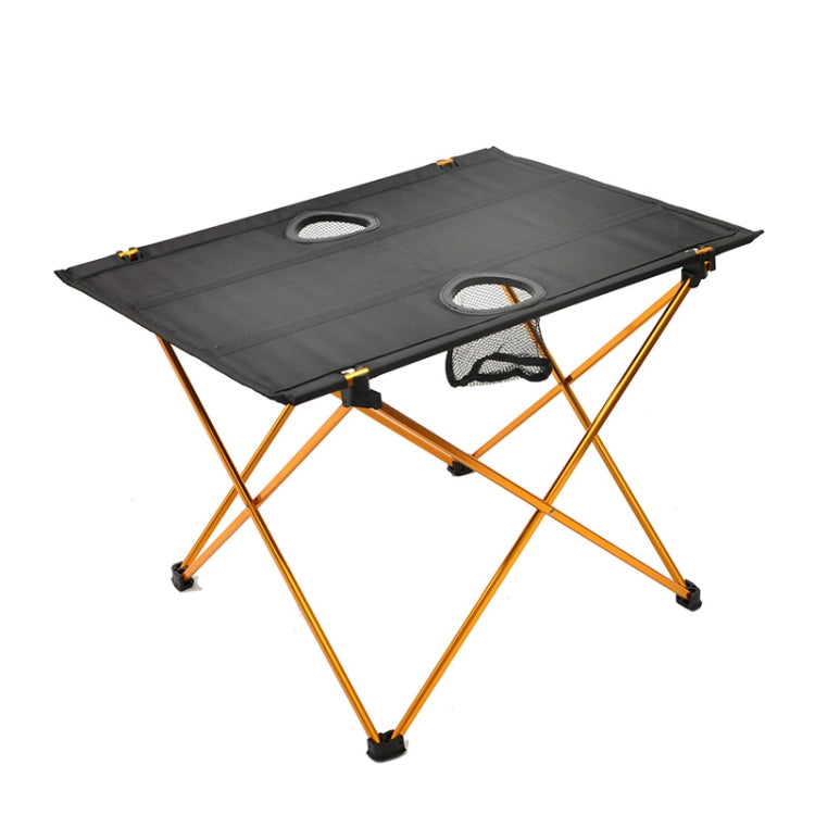 Skorter | 8249 Outdoor Ultra Light Aluminum Folding Table Small Portable Picnic Table(Orange)