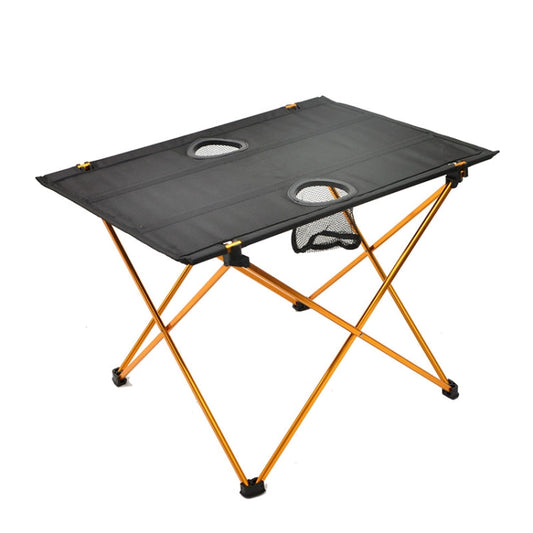 Skorter | 8249 Outdoor Ultra Light Aluminum Folding Table Small Portable Picnic Table(Orange)