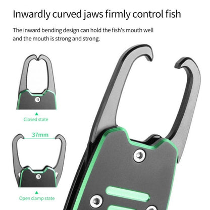 Skorter | Multifunctional Fish Control Device Aluminum Alloy Lengthened Road Sub Pliers(With Scale Fish Control Device (Grass Green))