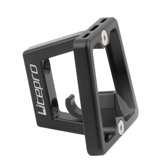 Skorter | Litepro Split Pig Nose Rest Aluminum Alloy Front Shelf Installed Seat(Black)