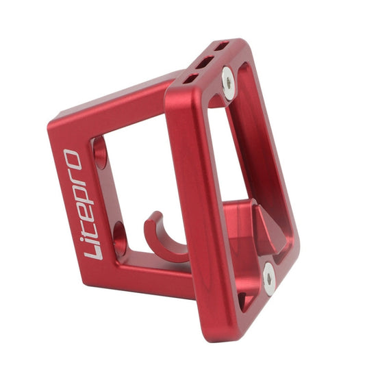 Skorter | Litepro Split Pig Nose Rest Aluminum Alloy Front Shelf Installed Seat(Red)