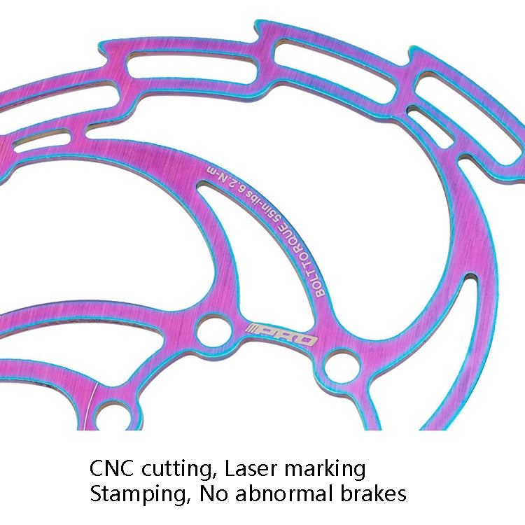 Skorter | IIIPRO Bike Disc Mountain Bike Hollow Disc Dish Six Nail Brake Pad, Style: 203mm